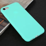 Silicone TPU phone back cover for iphone