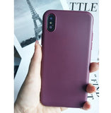 Silicone TPU phone back cover for iphone