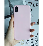 Silicone TPU phone back cover for iphone