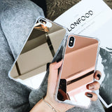 Plating Mirror Phone Case For iPhone