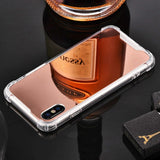 Plating Mirror Phone Case For iPhone