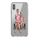 Baby Mom Girl Queen Case For iPhone