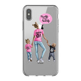 Baby Mom Girl Queen Case For iPhone