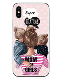 Baby Mom Girl Queen Case For iPhone