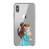 Baby Mom Girl Queen Case For iPhone