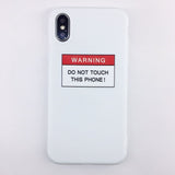 Candy Color Leaf Print Phone Case for iPhone