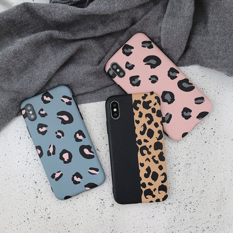 Fashion Colorful Leopard Print Phone Case For iphone