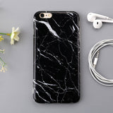 Glossy Marble Veins Phone Case For iPhone