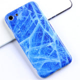 Glossy Marble Veins Phone Case For iPhone