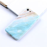 Glossy Marble Veins Phone Case For iPhone