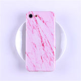 Glossy Marble Veins Phone Case For iPhone