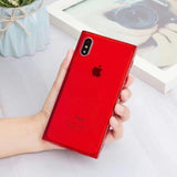 For iPhone Cases Silicone Tpu Soft Luxury Transparent Cover Coque