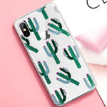 Cute Cactus Pineapple Patterned Case For iPhone