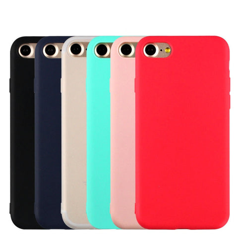 Silicone TPU phone back cover for iphone