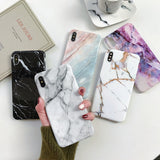 Marble Case on For iphone