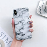 Marble Case on For iphone