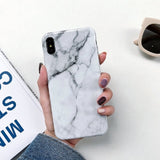 Marble Case on For iphone