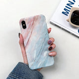 Marble Case on For iphone