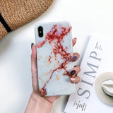 Marble Case on For iphone
