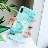Marble Case on For iphone