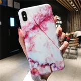 Marble Case on For iphone
