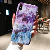 Marble Case on For iphone