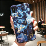 Marble Case on For iphone