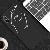 Abstract Art Lover Face Soft TPU For iPhone