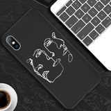 Abstract Art Lover Face Soft TPU For iPhone