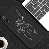 Abstract Art Lover Face Soft TPU For iPhone
