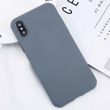 Slim Frosted Hard PC Back Cover For iPhone