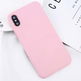 Slim Frosted Hard PC Back Cover For iPhone