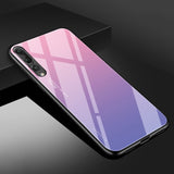 Gradient Tempered Glass Phone Case For Huawe  Nova Honor