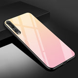 Gradient Tempered Glass Phone Case For Huawe  Nova Honor
