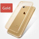 Luxury Clear Silicon Soft TPU Case For iPhone