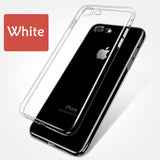 Luxury Clear Silicon Soft TPU Case For iPhone